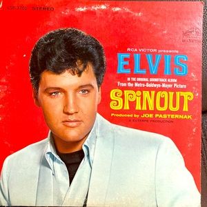 Elvis Presley RCA vinyl record. Spinout